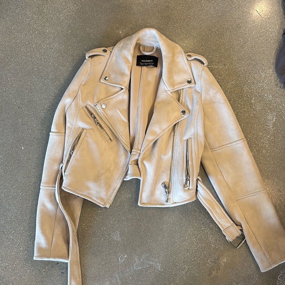 tan suede jacket
